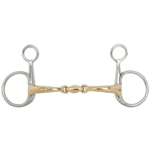 Διπλό σπαστό μπαράκι για άλογα BR Equitation image-0