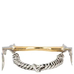 Bit with curb chain for horse BR Equitation 12mm/140mm image-1