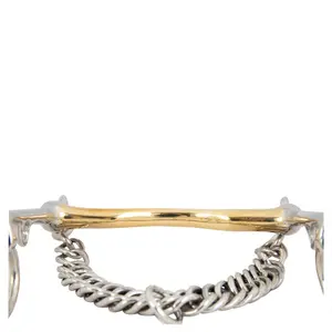 Bridle bit for horse BR Equitation Soft Contact 12mm shanks 140mm image-1