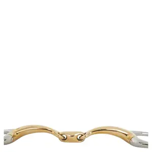 Mors de filet double brisures pour cheval BR Equitation Soft Contact image-1
