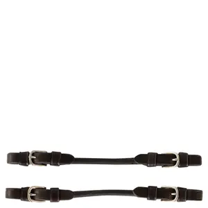 Paire de sangles de pelham pour cheval en cuir BR Equitation Norwich image-0