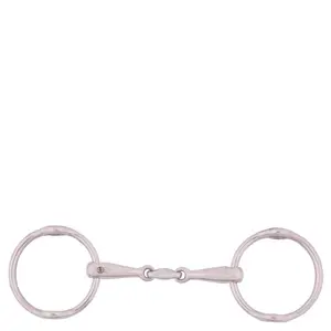 Double bit for solid stainless steel rearing horse BR Equitation image-0