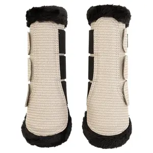 Geschlossene Gamaschen für Pferde BR Equitation Majestic Fur Joy image-1