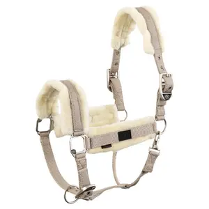 Cabresto de pele para cavalo BR Equitation Ilja image-0