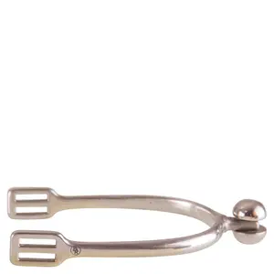 impuls stainless steel riding spur a stainless steel roller BR Equitation image-0
