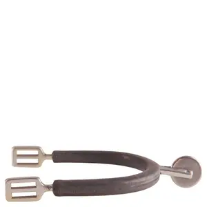 stainless steel riding spur with large wheel&amp;protectors BR Equitation Epsom image-0