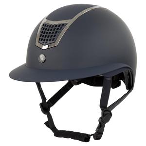541037-l224-5-casque-d-equitation-visiere-polo-br-equitation-lambda-plus-painted-navy-gunnmetal
