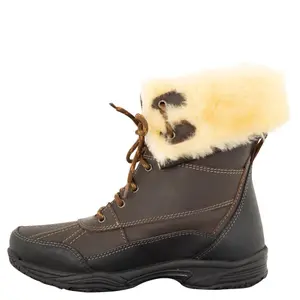 Bottes d'équitation en cuir avec doublure peau de mouton BR Equitation Roosky image-0