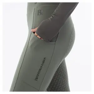 Reitleggings full grip Sitz Silikon Frau BR Equitation Dina image-3
