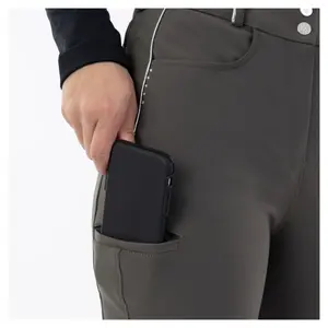Pantalon équitation mid grip genouillères silicone femme BR Equitation Dionne image-3