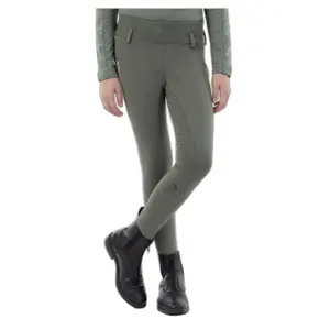 Reitleggings Full Grip Sitz Silikon Mädchen BR Equitation Diwa image-0