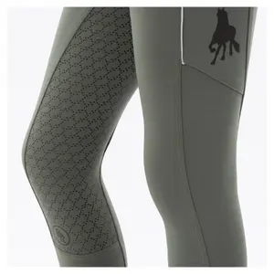 Reitleggings Full Grip Sitz Silikon Mädchen BR Equitation Diwa image-2