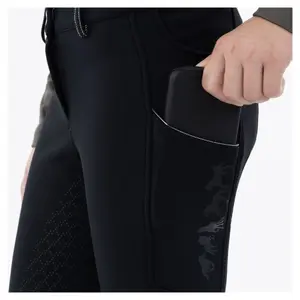 Reithose full grip softshell Sitz Silikon Mädchen BR Equitation Djez image-3