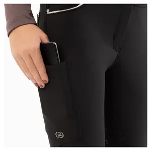 Pantalón de equitación Full Grip infantil BR Equitation Eevolv Jurre image-3