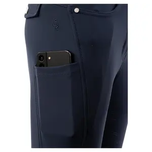 Calças de equitação  full grip para criança BR Equitation Mikai image-3