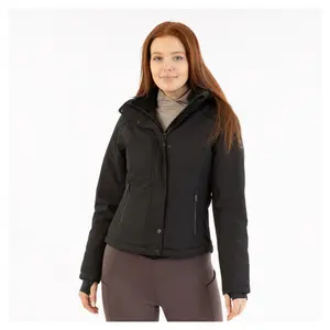 Women's waterproof hooded riding jacket BR Equitation Jane image-0