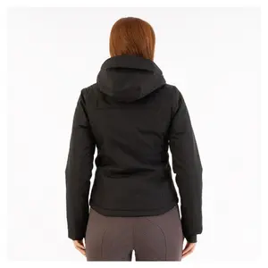 Women's waterproof hooded riding jacket BR Equitation Jane image-1