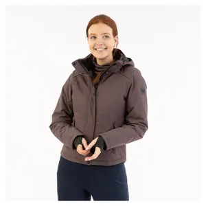 Women's waterproof hooded riding jacket BR Equitation Jane image-0