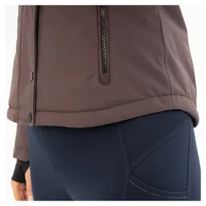 Women's waterproof hooded riding jacket BR Equitation Jane image-3