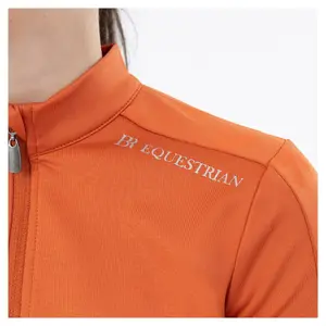 Camiseta de equitación 1/2 cremallera infantil BR Equitation Dinthe image-3