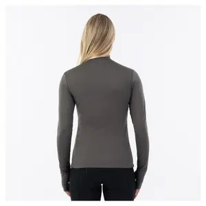 Camiseta de equitación 1/2 cremallera mujer BR Equitation Dewie image-1