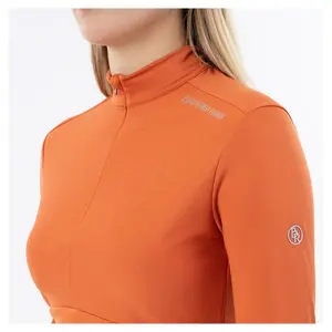 Camiseta de equitación 1/2 cremallera mujer BR Equitation Dewie image-2