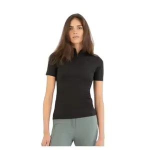 Camisa feminina de equitação com meio zíper BR Equitation Ida image-0