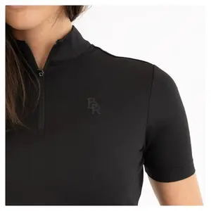 Camisa feminina de equitação com meio zíper BR Equitation Ida image-2