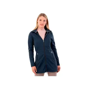 Waterdicht damesjack met lange softshell capuchon BR Equitation Daphne image-0