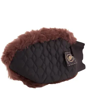 Schapenvacht handschoenen voor eenzijdige verzorging BR Equitation image-1