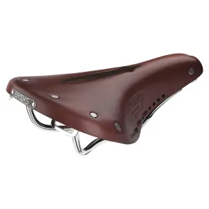 Kurzer geschnitzter Sattel Brooks B17 image-1