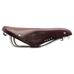 Kurzer geschnitzter Sattel Brooks B17 image-0
