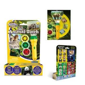 Torche et projecteur - animaux sauvages Brainstorm Toys image-0