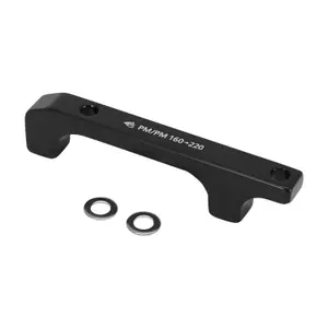 Adapter til forlængelse af skivebremse og caliper fra for til bag Brakco Cnc image-0