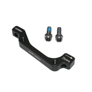 18762-adapter-scheibenbremse-mit-bremssattel-auf-internationalen-rahmen-brakco-post-mount-schwarz-schwarz-160-mm