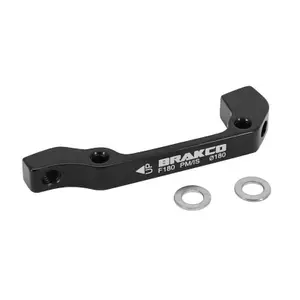 Front disc brake adapter with caliper on international fork Brakco Post-Mount image-0