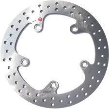 Rear fixed round brake disc Braking image-0