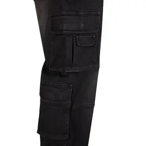 Denim Cargo Trousers Brandit image-3