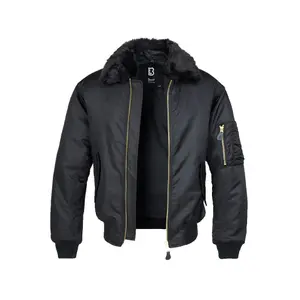Faux Fur Collar Jacket Brandit MA2 image-0