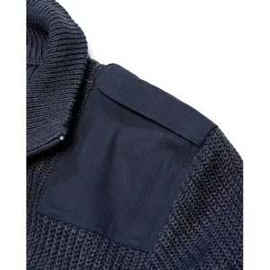 Zipped knit cardigan Brandit BW image-2
