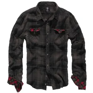 Long-sleeved plaid shirt Brandit Duncan image-0