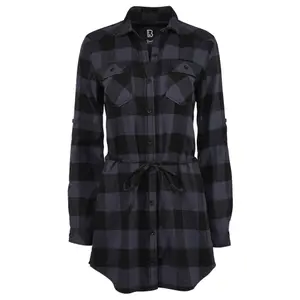 Hemdkleid langarm Damen Brandit Lucy image-0