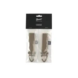 Belt carabiner and soft loop buckle Brandit (x2) image-1
