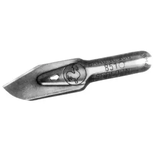 Writing nib with straight cutting gouge for linocuts Brause (x50) image-0