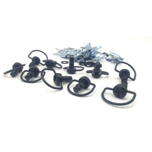 Conjunto de 10 fixações de rebitagem Brazoline image-1