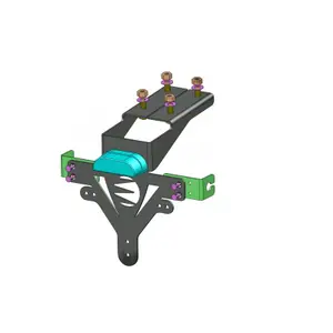Στήριγμα πινακίδας Brazoline Kawasaki Z 1000 14/17 image-0