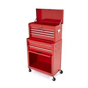 Rolling tool storage trolley in steel Brazoline image-1