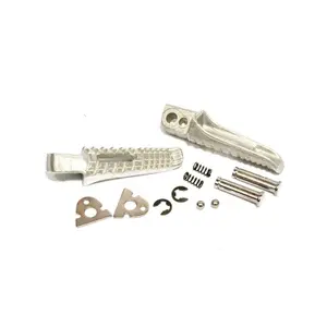 Par de estriberas traseras de moto Brazoline Suzuki image-0