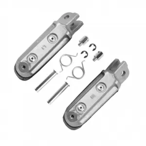 Paar voetsteunen voor motorfiets Brazoline Honda image-1