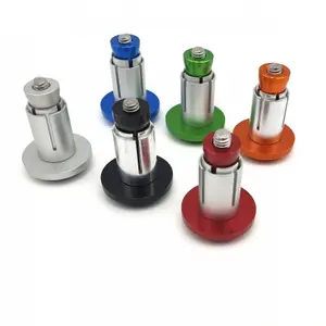 Flache Motorradlenkerendstücke Brazoline Anodized image-0